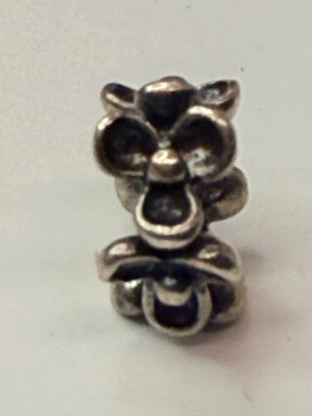 Retired Pandora Wanda’s Garden Floral Spacer Charm 790857 Sterling Silver